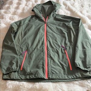 Columbia Olive Green Windbreaker Jacket 2XL